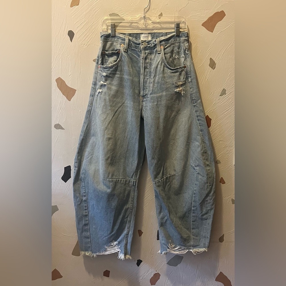 Citizens of Humanity High Rise Horseshoe Barrel Jeans size 27 - Picture 6 of 14